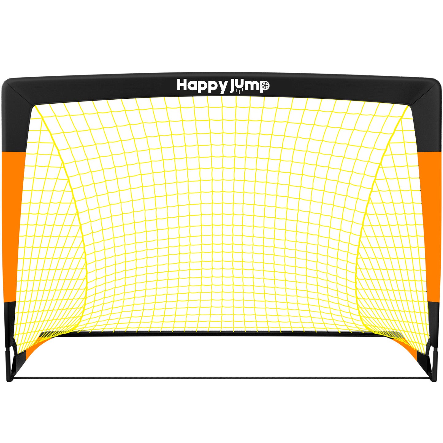 Happy Jump Soccer Goal 3x2.2 FT, 4x3 FT, 5x3.6 FT, 7x5 FT Portable Soccer Net for Kids Backyard, 1 Pack