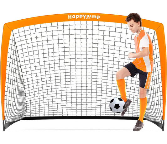 Happy Jump Soccer Goal Soccer Net for Kids Backyard 5' x 3.6', 1 Pack