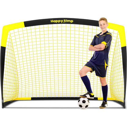 Happy Jump Soccer Goal Soccer Net for Kids Backyard 7'x 5', 1 Pack