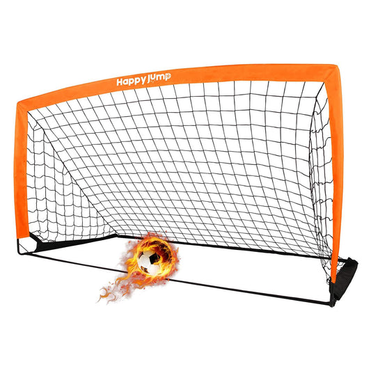 Happy Jump Portable Soccer Goal 6.6x3.3 FT Pop Up Soccer Net for Kids Backyard Training, 1 Pack