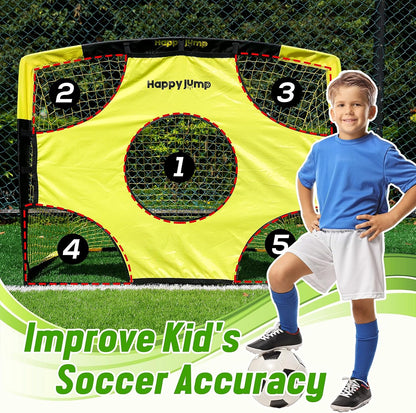 Soccer Goal Target Net Target Sheet for Kids Backyard Training Practice Shooting and Passing Accuracy, Soccer Goal not Included